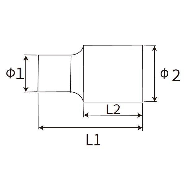 6.3mm 系列公制六角長套筒