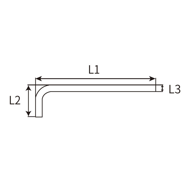 鏡面球頭特長內(nèi)六角扳手