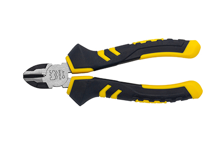 Great Wall Industrial-Grade German-Style Bi-Color Handle Diagonal Cutters Pliers，Labor-Saving