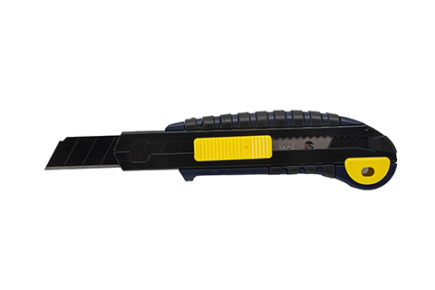 Great Wall Rubber Housing Handle Heavy-Duty 8-Point Snap-Off Blade Utility Knife