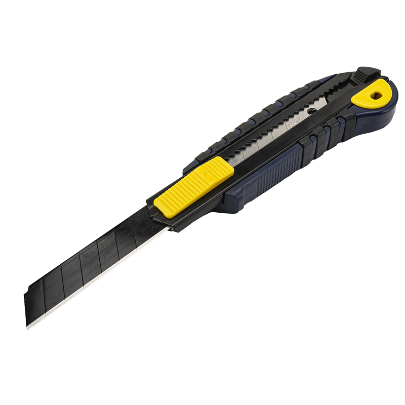 Great Wall Rubber Housing Handle Heavy-Duty 8-Point Snap-Off Blade Utility Knife