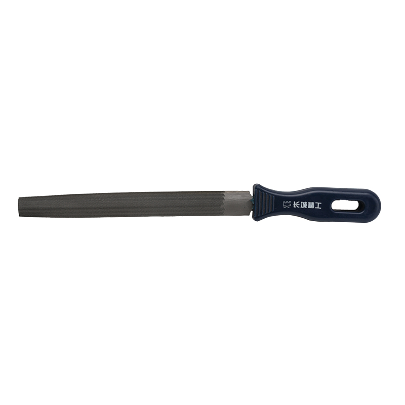 Great Wall Plastic Handle Half-Round File, Coarse Teeth