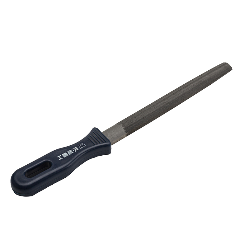 Great Wall Plastic Handle Half-Round File, Coarse Teeth