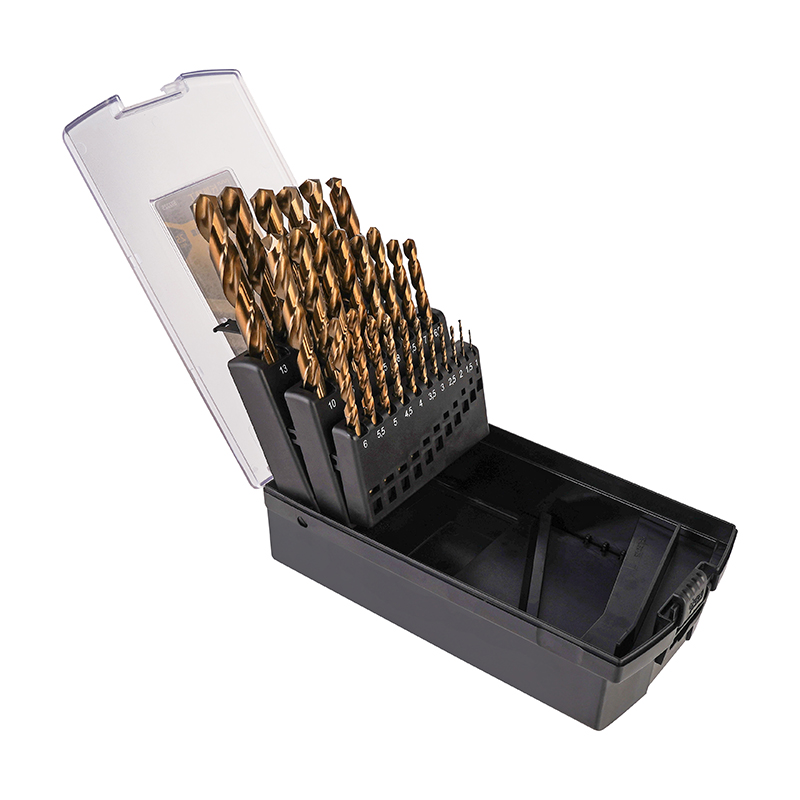 Great Wall 25-Piece Straight Cobalt Twist Drill Set