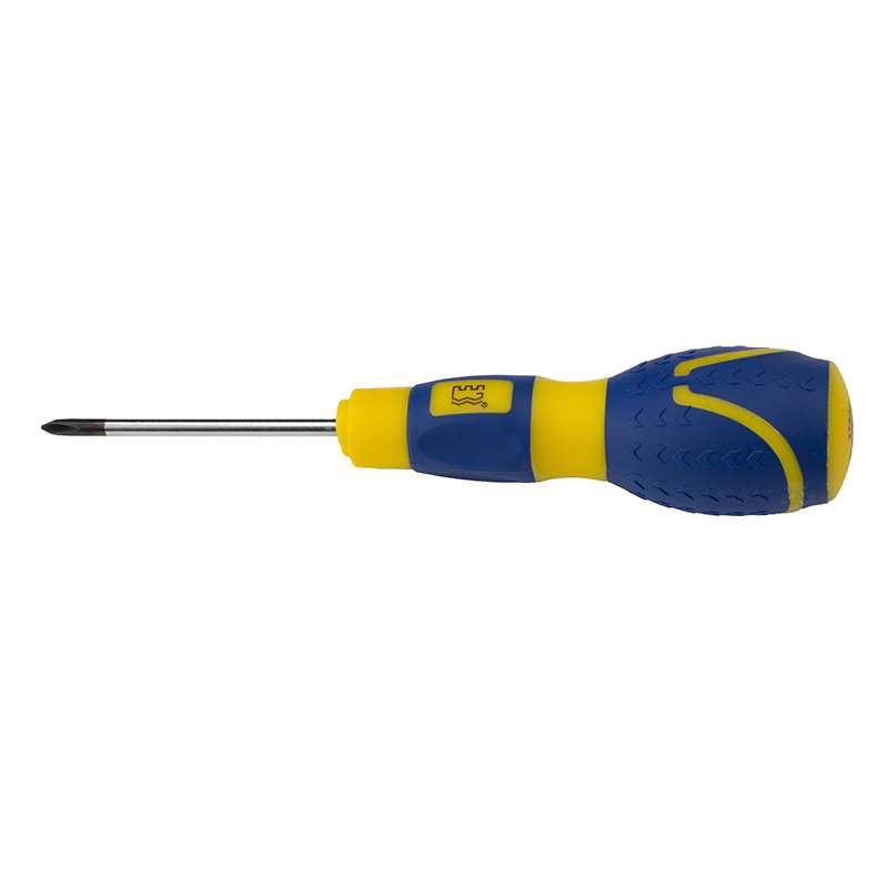 Great Wall Torpedo-shaped Cr-V Steel Durable Rubber Handle Phillips Screwdriver