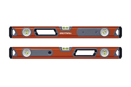 High accuracy spirit level GWP-D70B  with LED illuminated vials